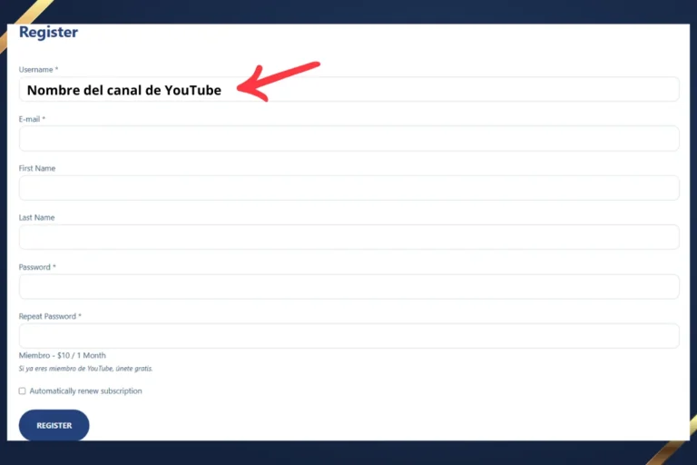 Cómo registrarse correctamente